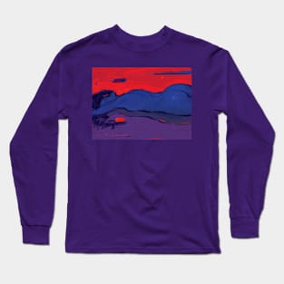 Red and blue Long Sleeve T-Shirt